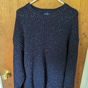 Vintage Gap Navy Blue Fleck Sweater